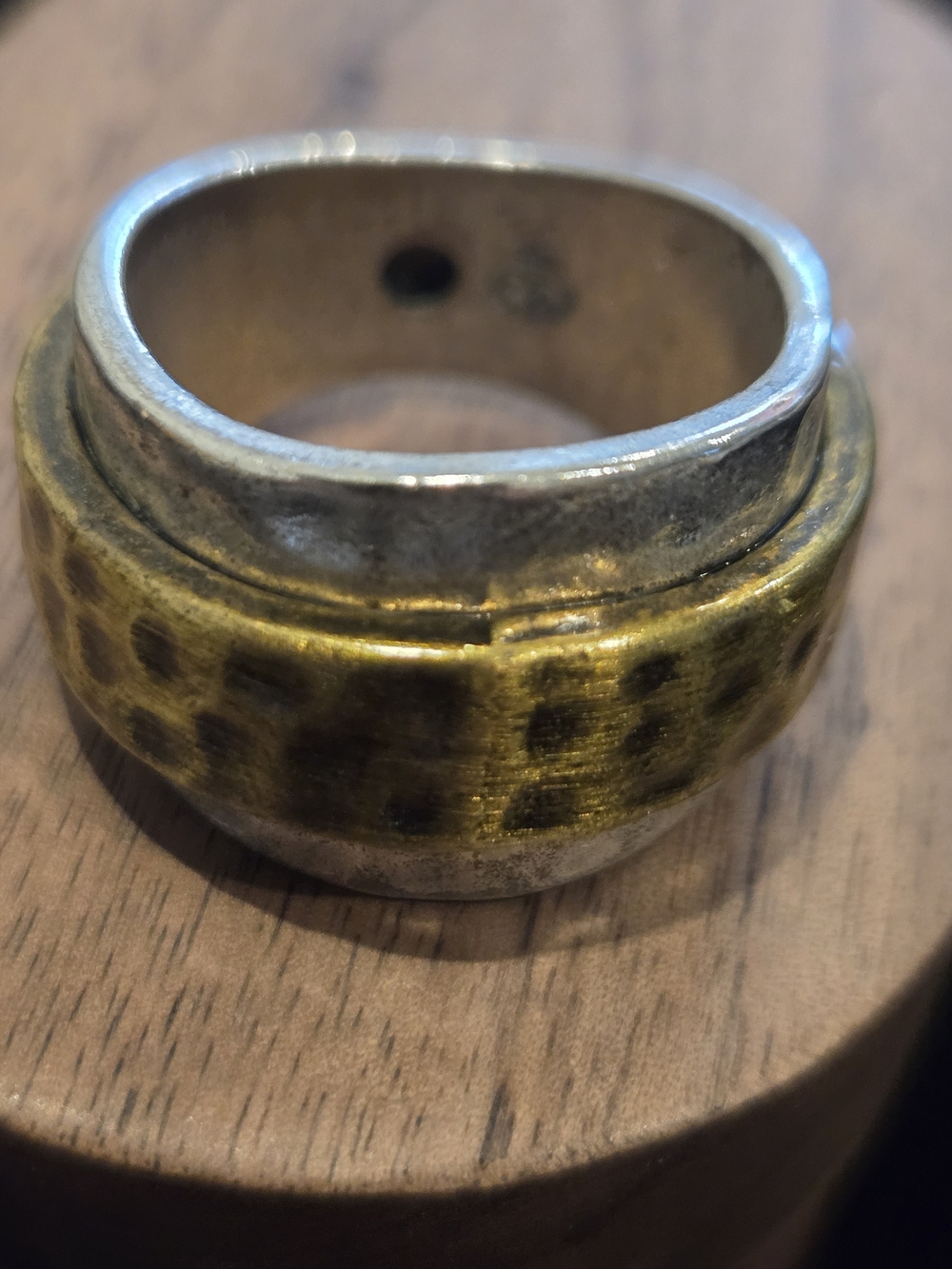 Premier Designs Two-Tone Silver and Gold Women's Fashion Ring
